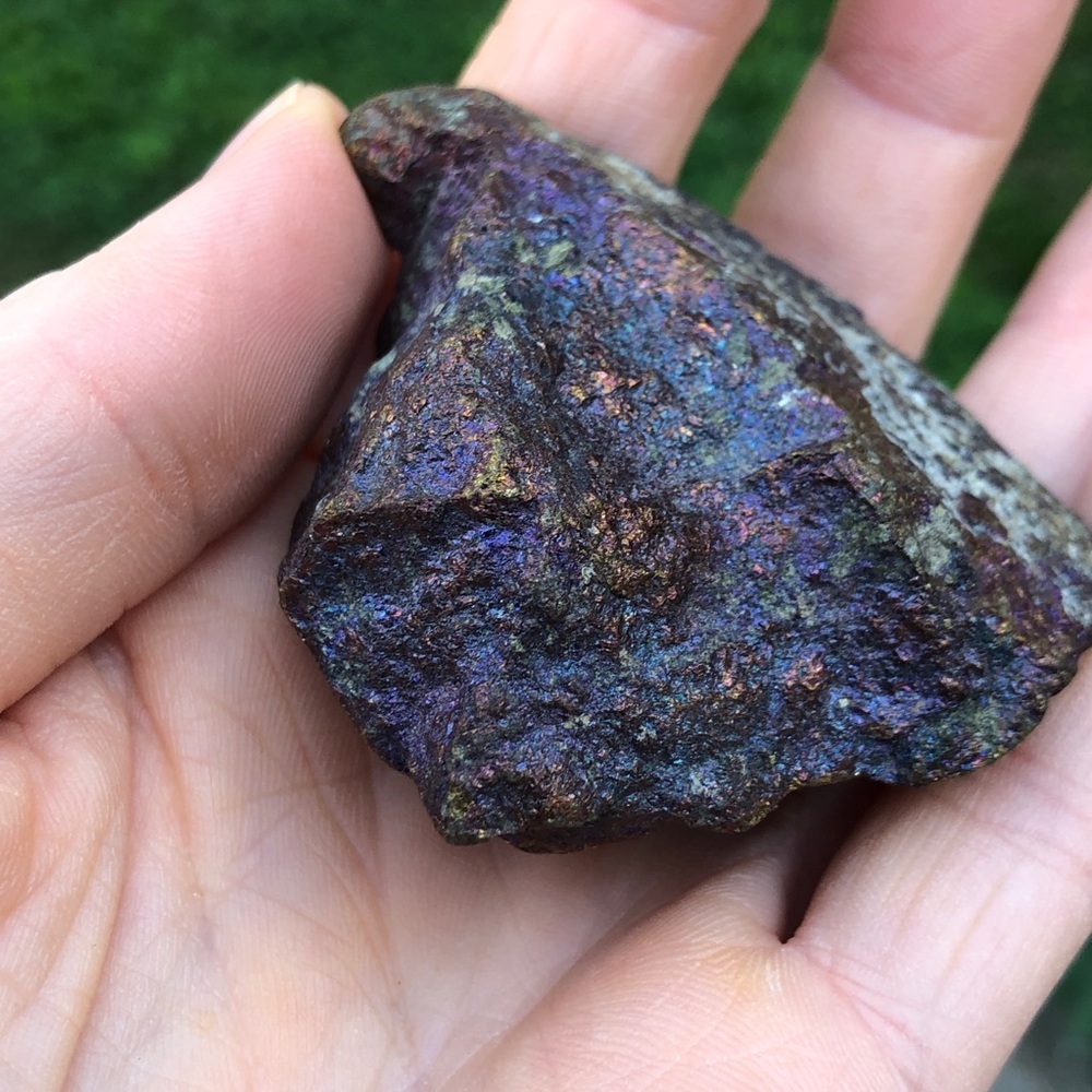 Peacock ore specimen